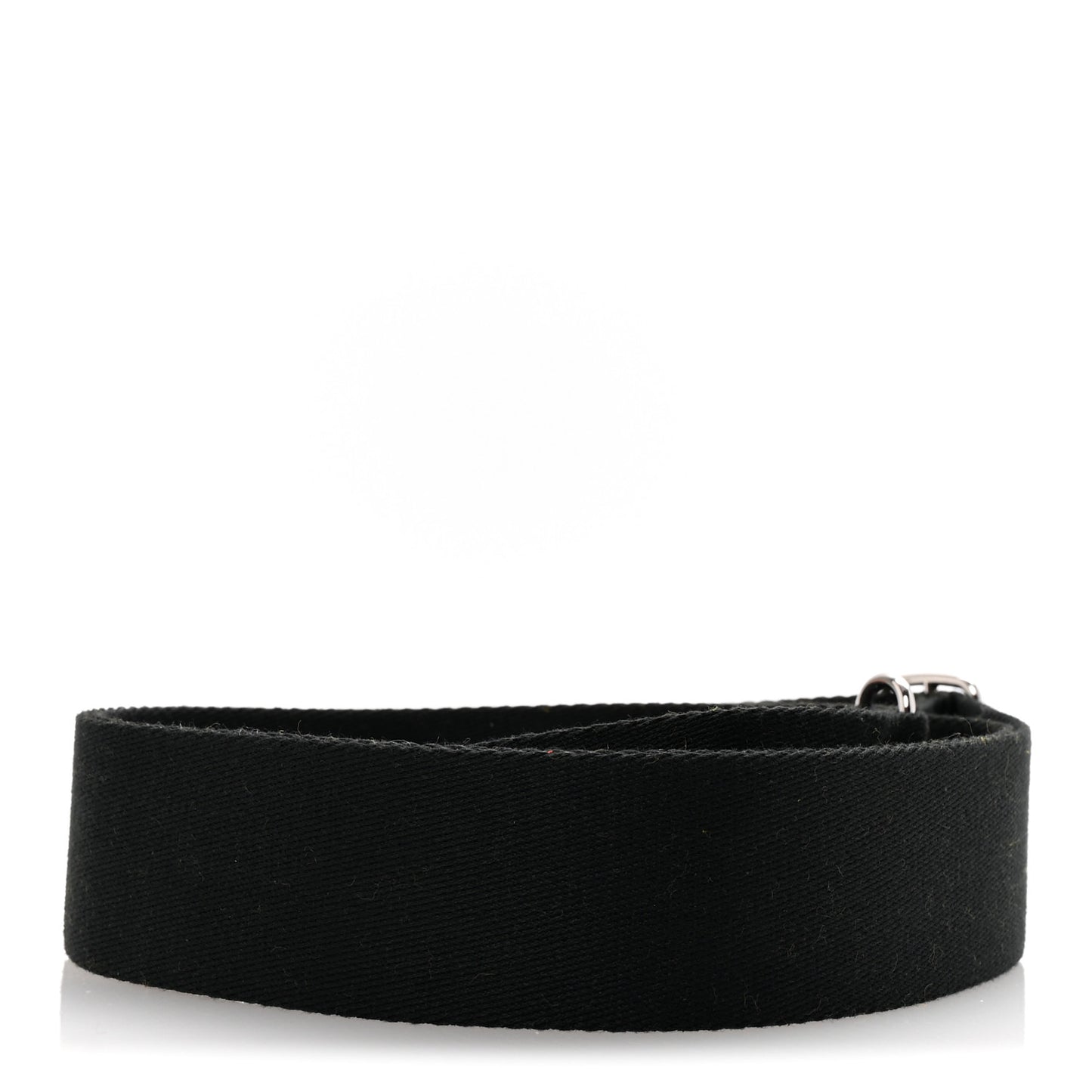Canvas Calfskin Adjustable Shoulder Strap Black Gold
