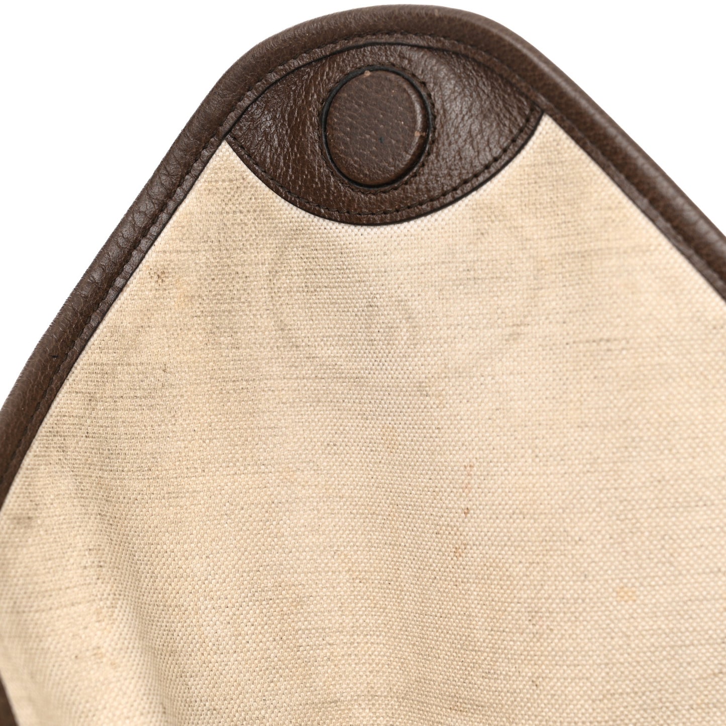 GG Supreme Monogram Web Medium Neo Vintage Flap Messenger Bag Beige New Acero
