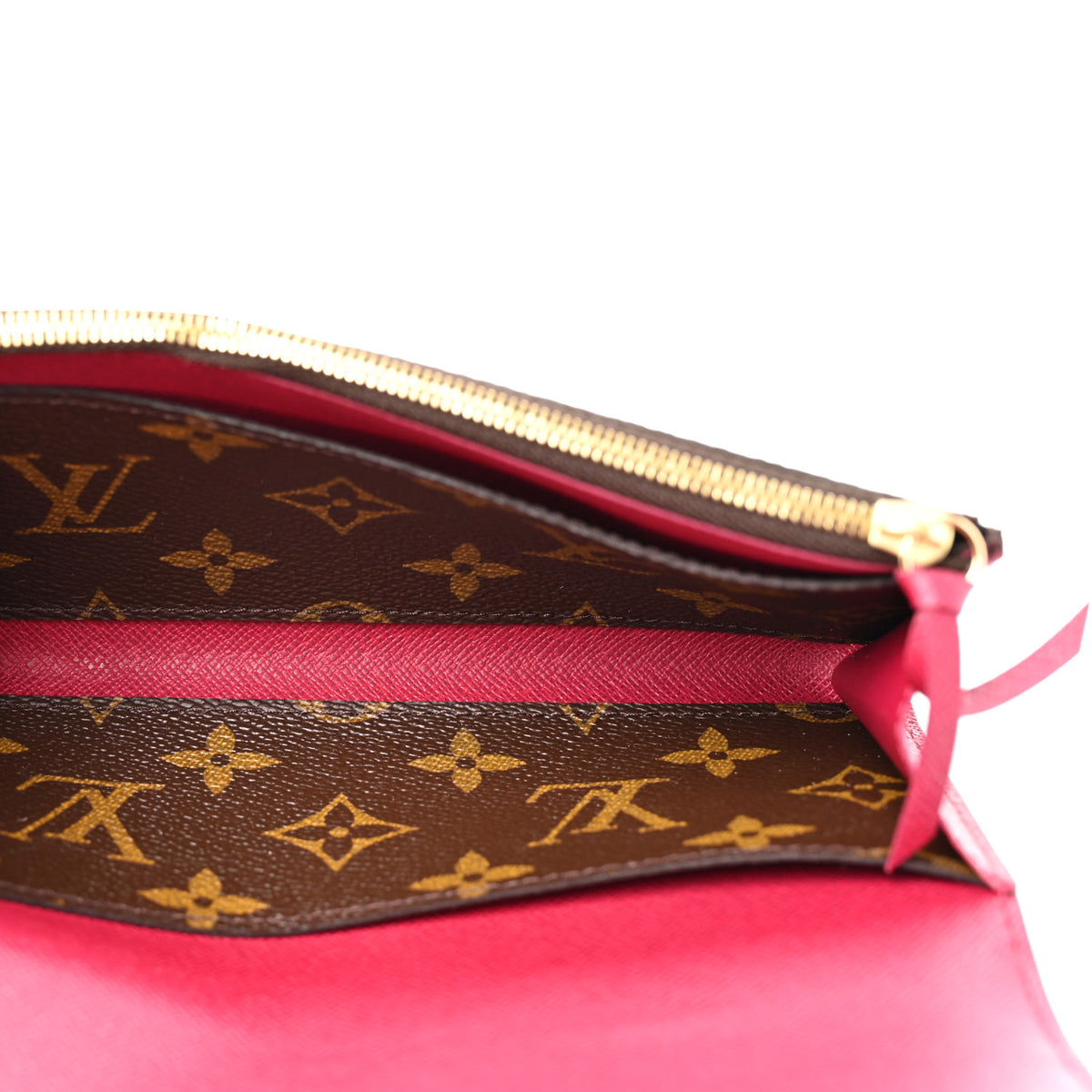 Louis Vuitton Monogram Emilie Wallet Fuchsia 5 of 7