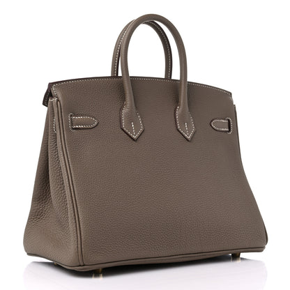 Hermes Togo Birkin 25 Etoupe 3 of 9