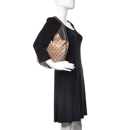 Gucci Crystal Monogram Hobo Brown 2 of 7