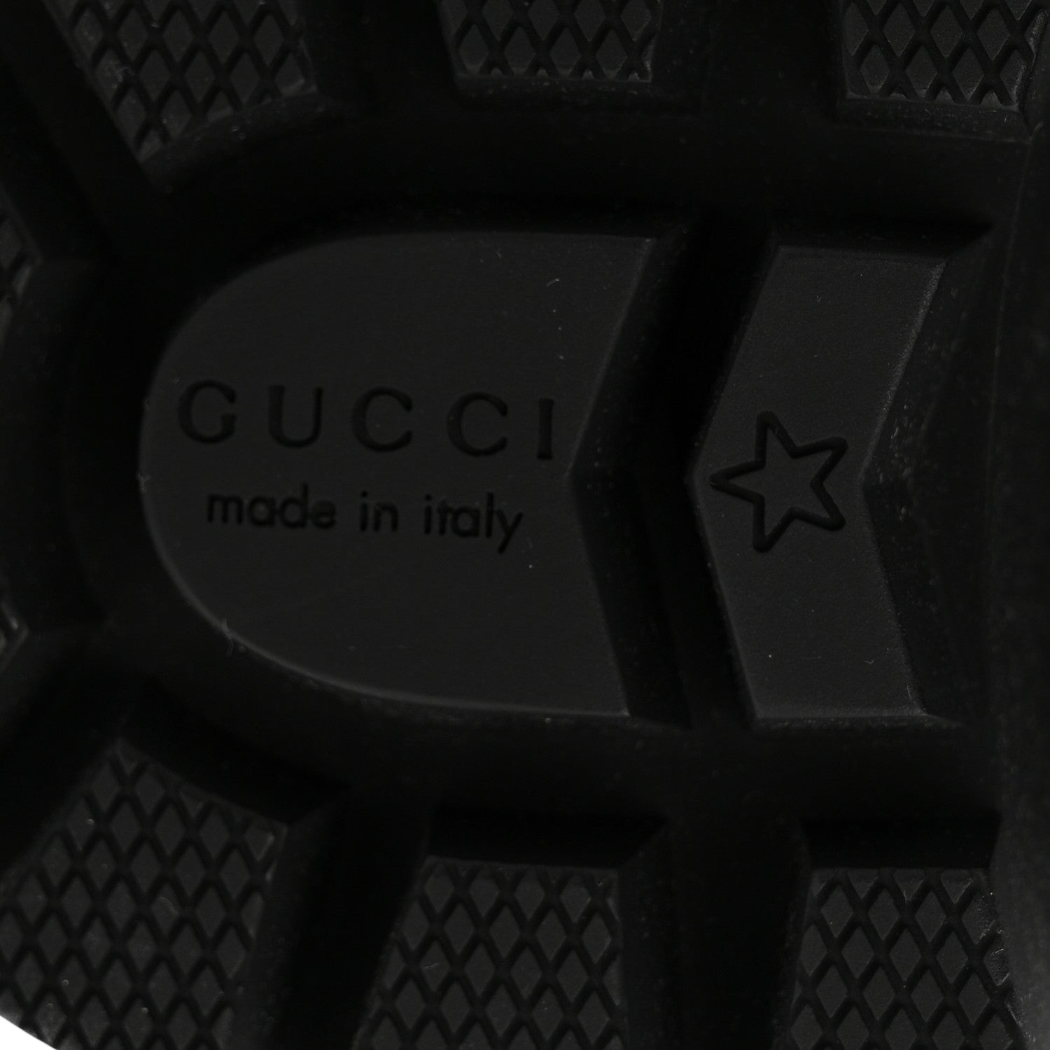 Gucci Calfskin Sylvie Web Womens Lace Up Combat Boots 35.5 Black 7 of 10
