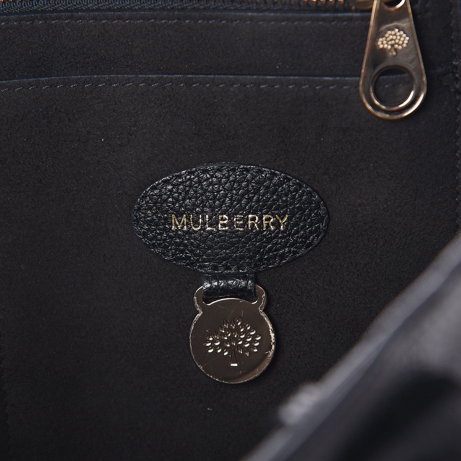 Mulberry Classic Grain Calfskin Bayswater Black 5 of 7