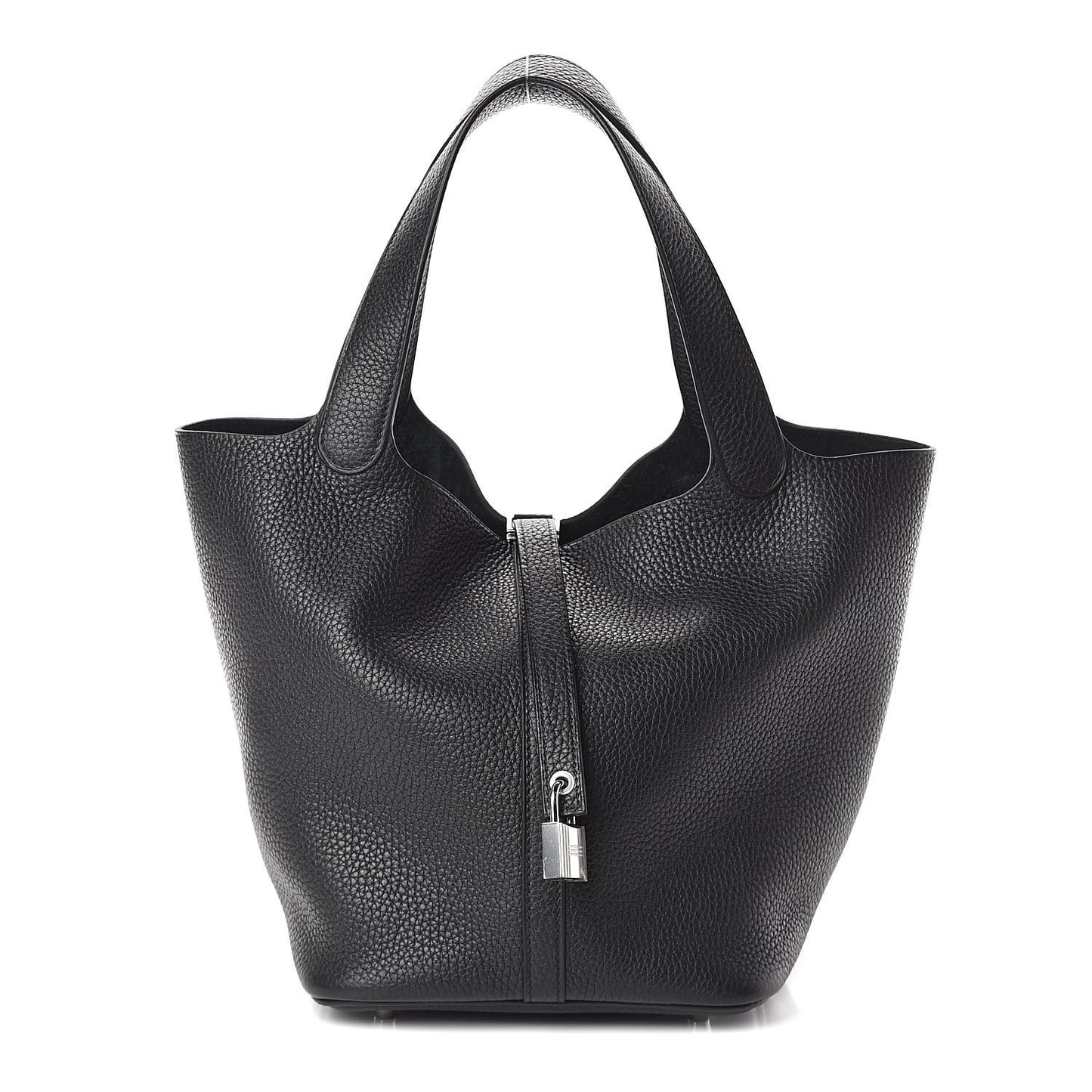 Taurillon Clemence Picotin Lock 22 MM Black