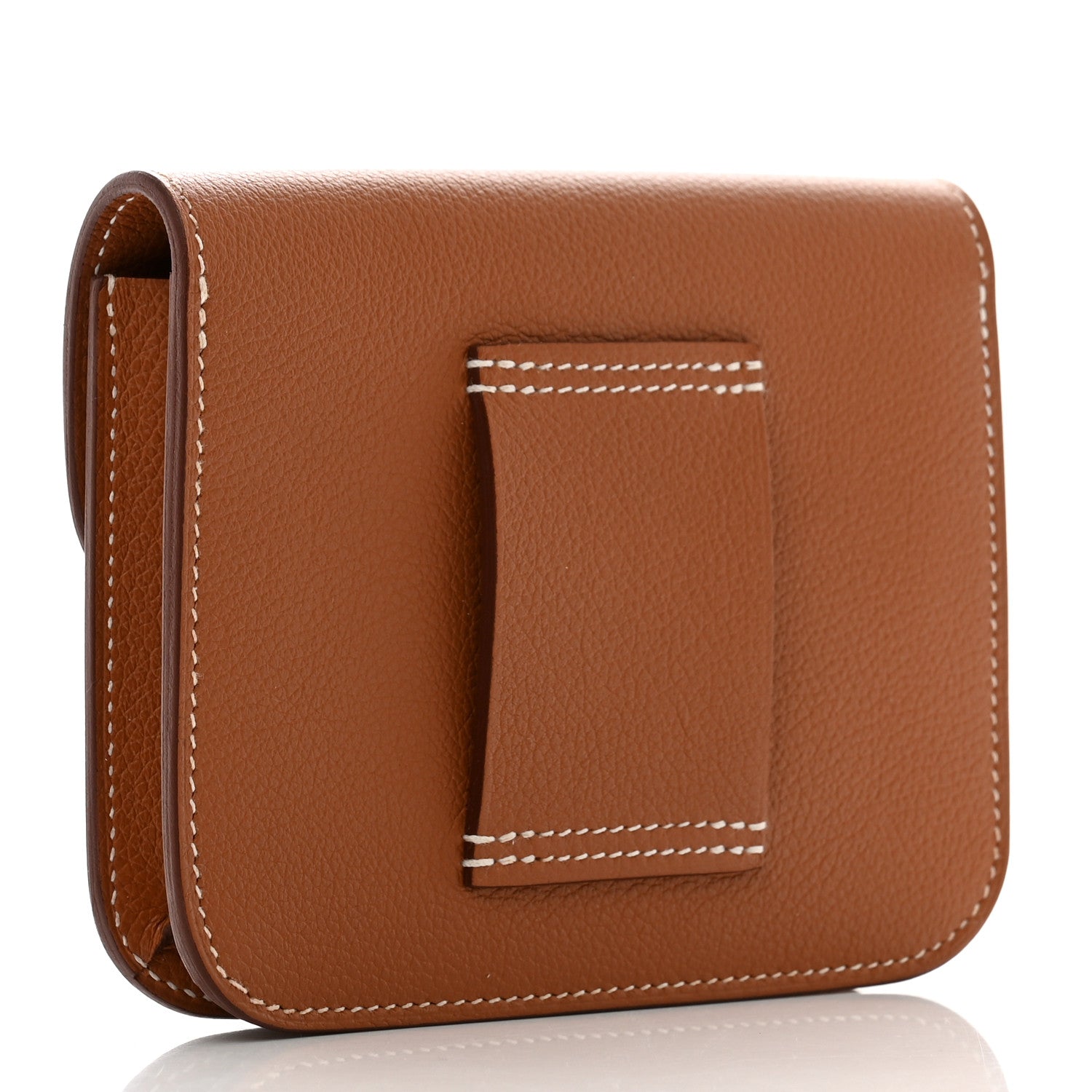 Hermes Evercolor Constance Slim Wallet Gold 4 of 7