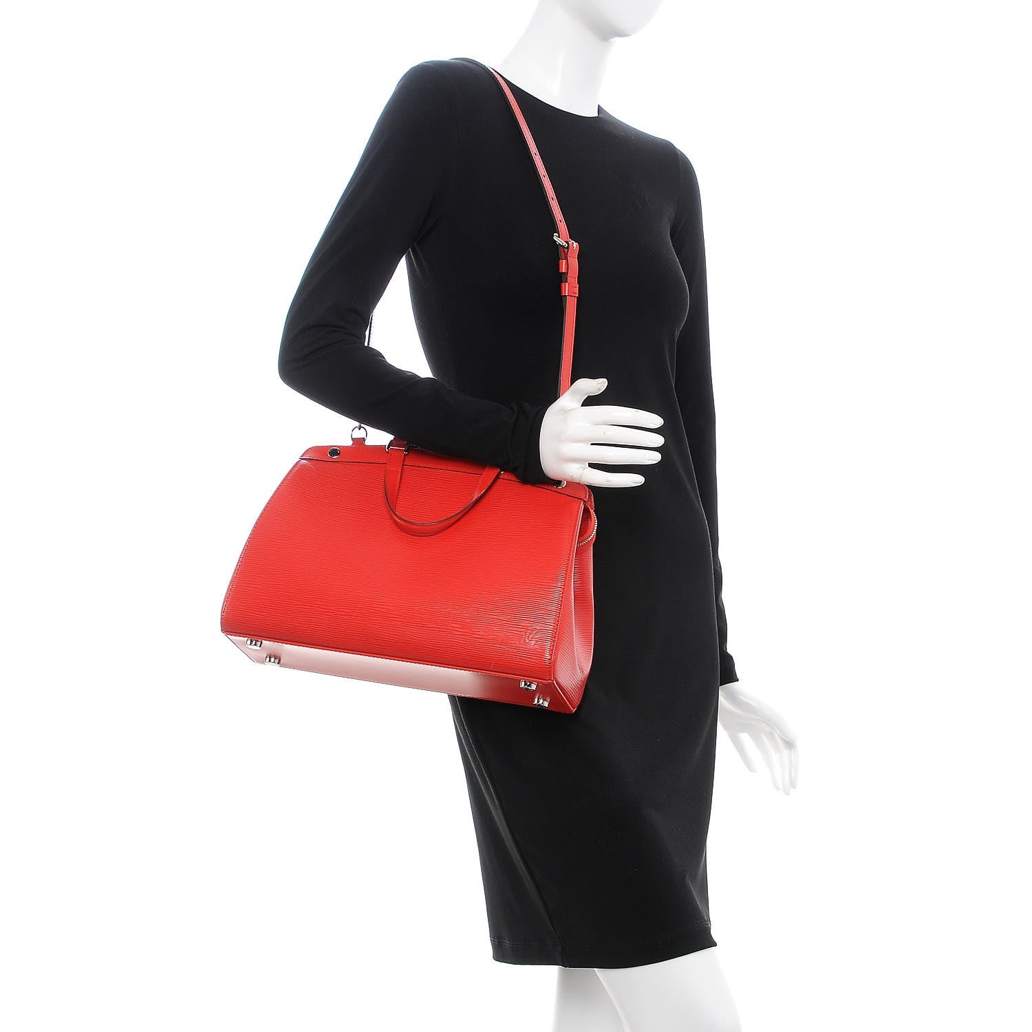 Louis Vuitton Epi Brea MM Coquelicot 2 of 9