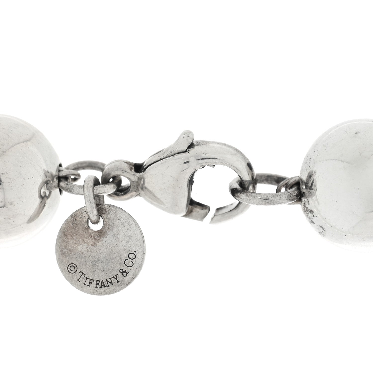 Tiffany Sterling Silver 10mm Hardwear Ball Necklace 4 of 4