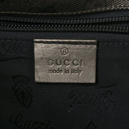 Gucci Imprime Monogram Medium Double Buckle Flap Messenger Bag Pewter 6 of 18