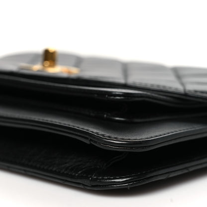 Chanel Calfskin Caviar Quilted Chain Handle Flap Black 10 of 10