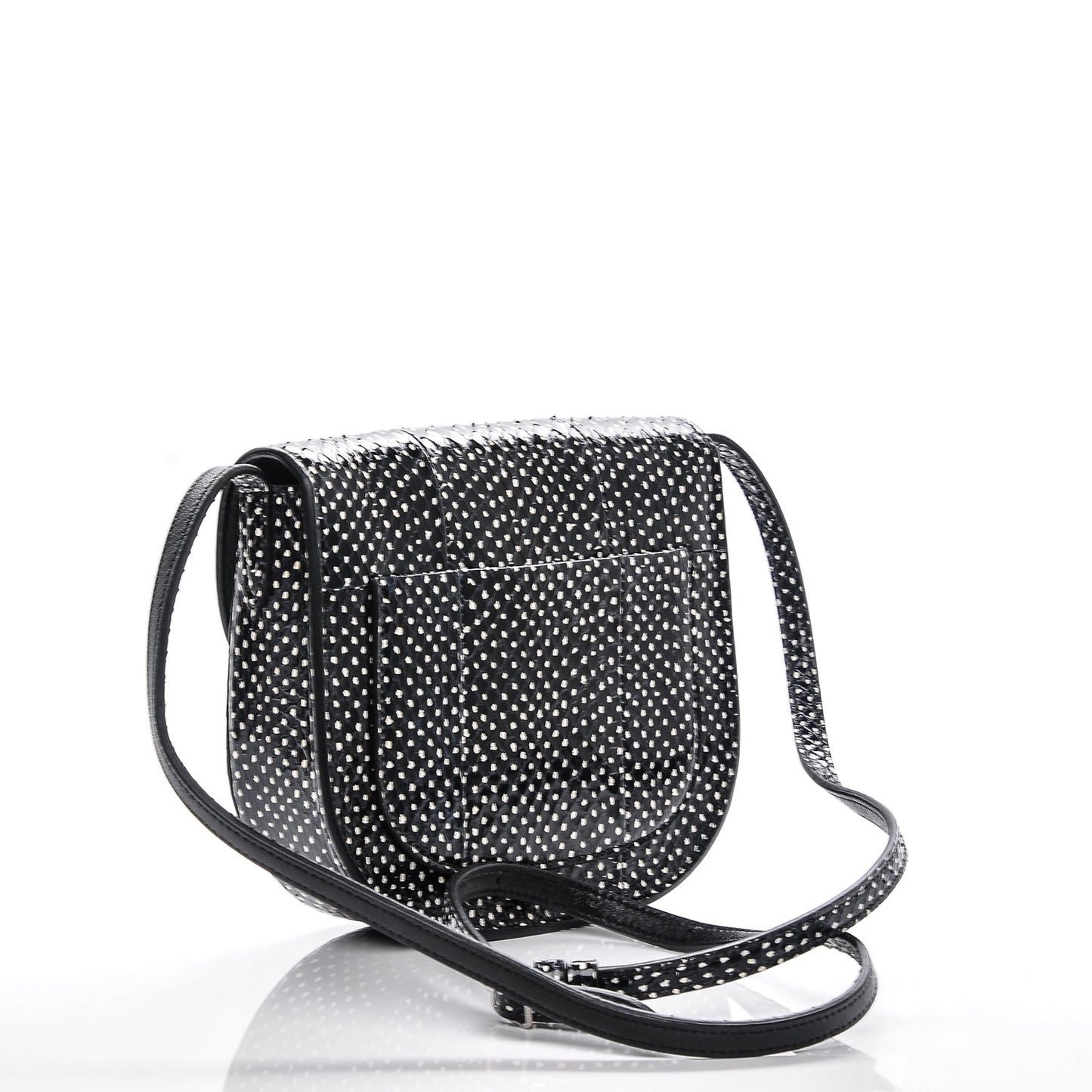 Polka Dot Watersnake Small Trotteur Black White