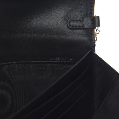 Valentino Garavani Vitello Rockstud Crossbody Wallet on Chain Black 7 of 11