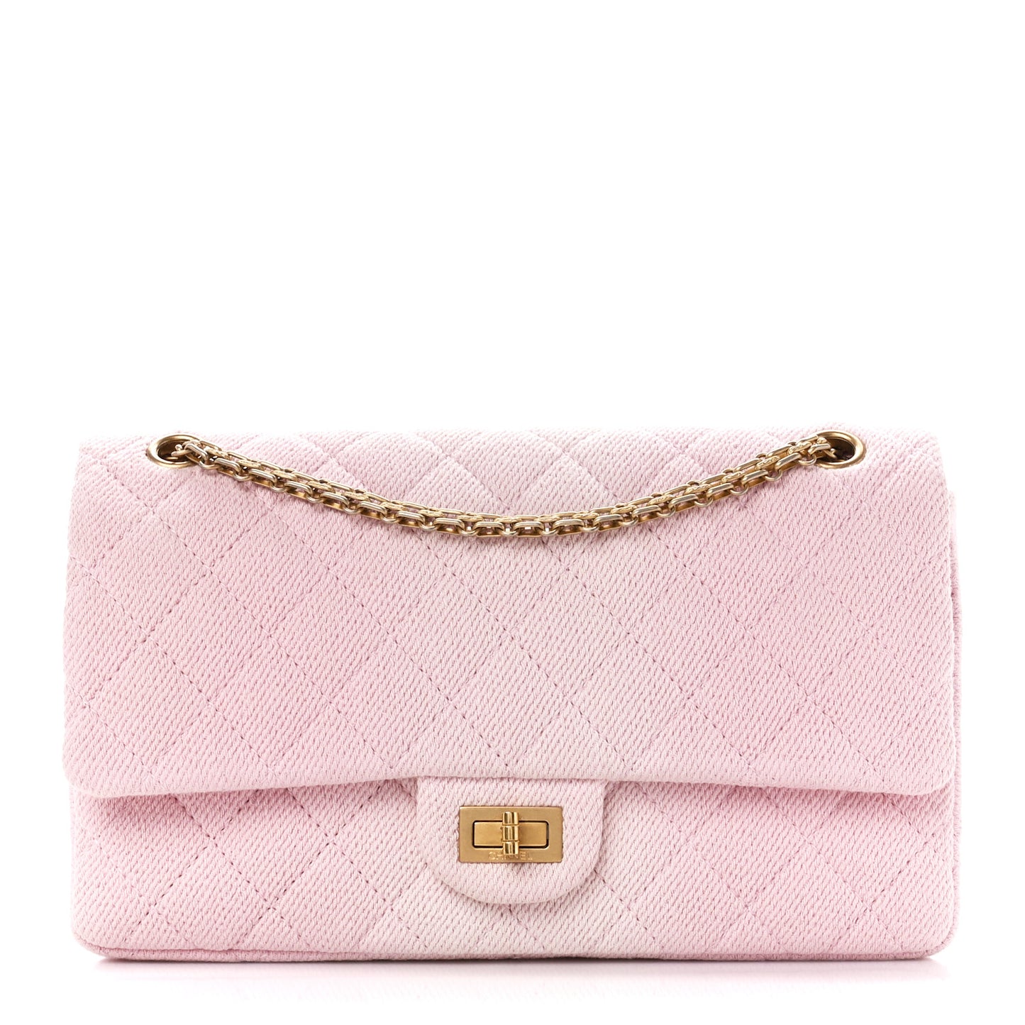 Ombre Denim Quilted 2.55 Reissue 225 Flap Light Pink