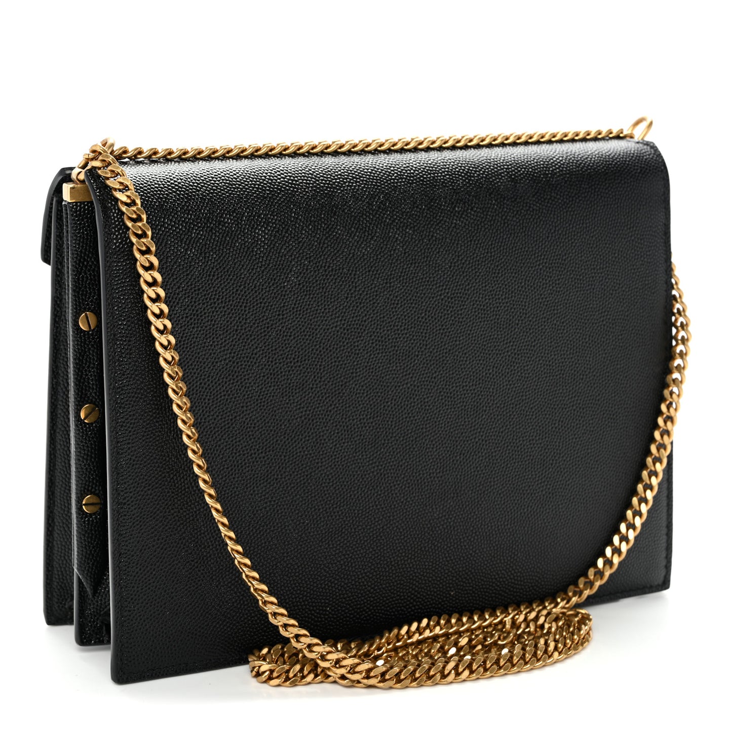 Grain De Poudre Monogram Cassandra Clasp Bag Black Rouge Legion