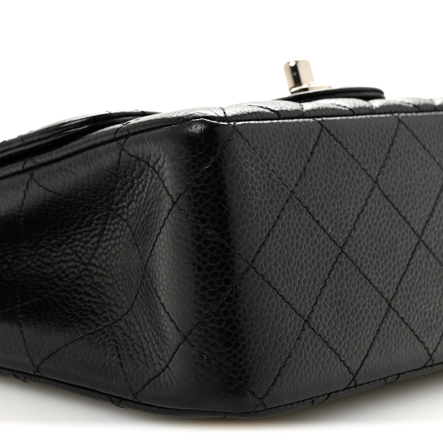 Chanel Caviar Quilted Mini Square Flap Black 9 of 14