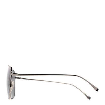 Fendi Metal Aviator Sunglasses FF0406/S Silver 2 of 7