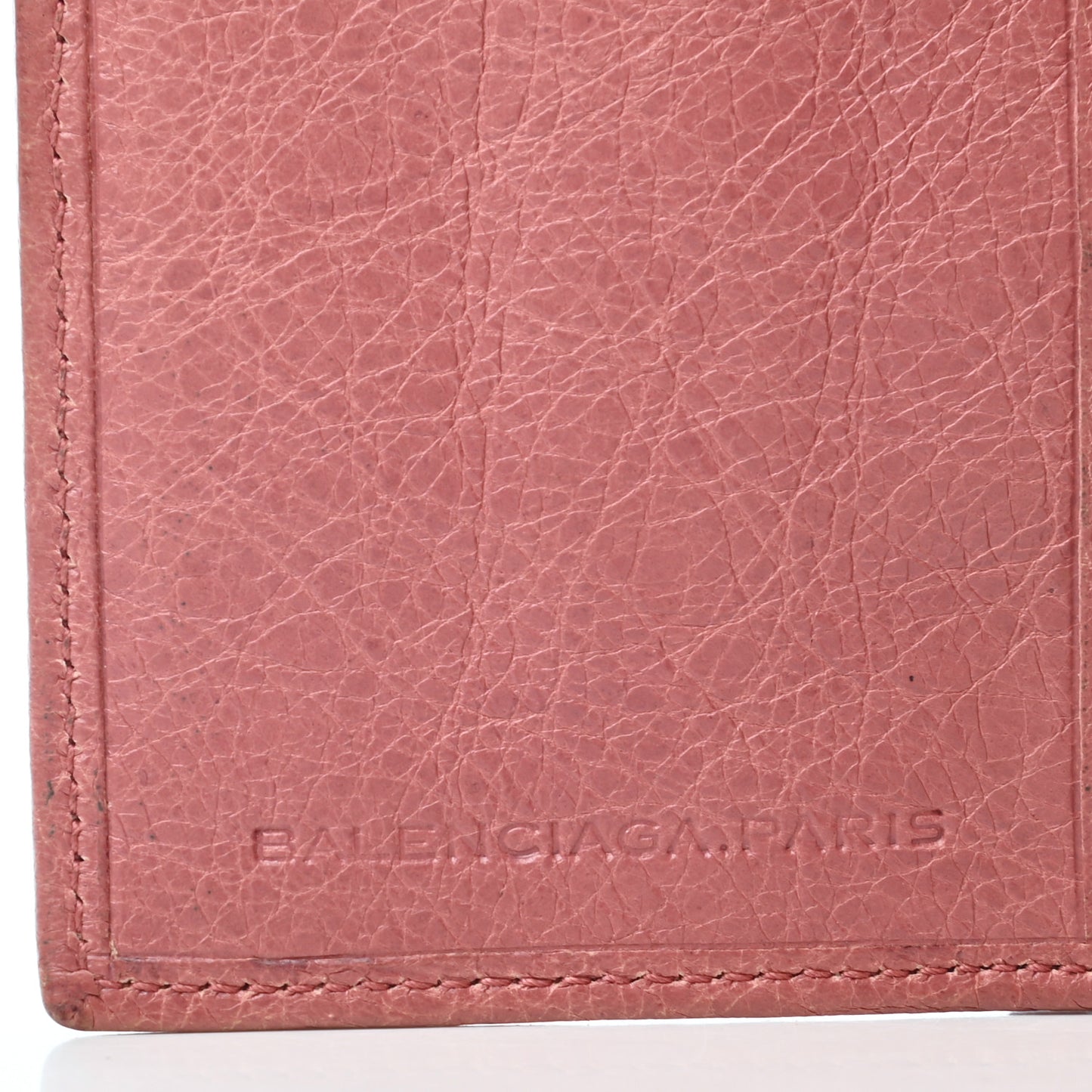 Agneau Classic Hardware Money Wallet Rose Bruyere