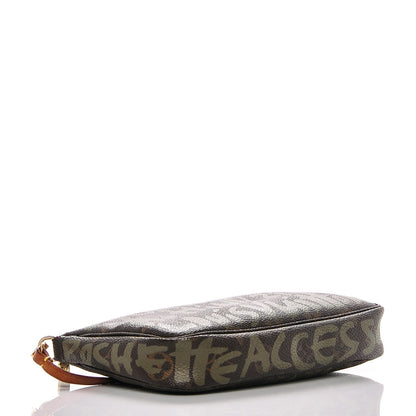 Louis Vuitton Monogram Graffiti Pochette Accessories Kaki 3 of 8