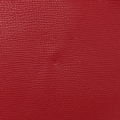 Burberry Derby Calfskin House Check Medium Banner Tote Russet Red 11 of 13