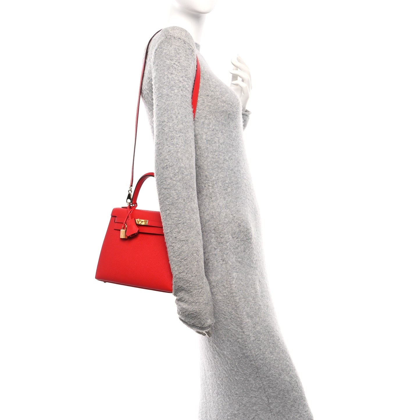 Epsom Kelly Sellier 25 Rouge De Coeur