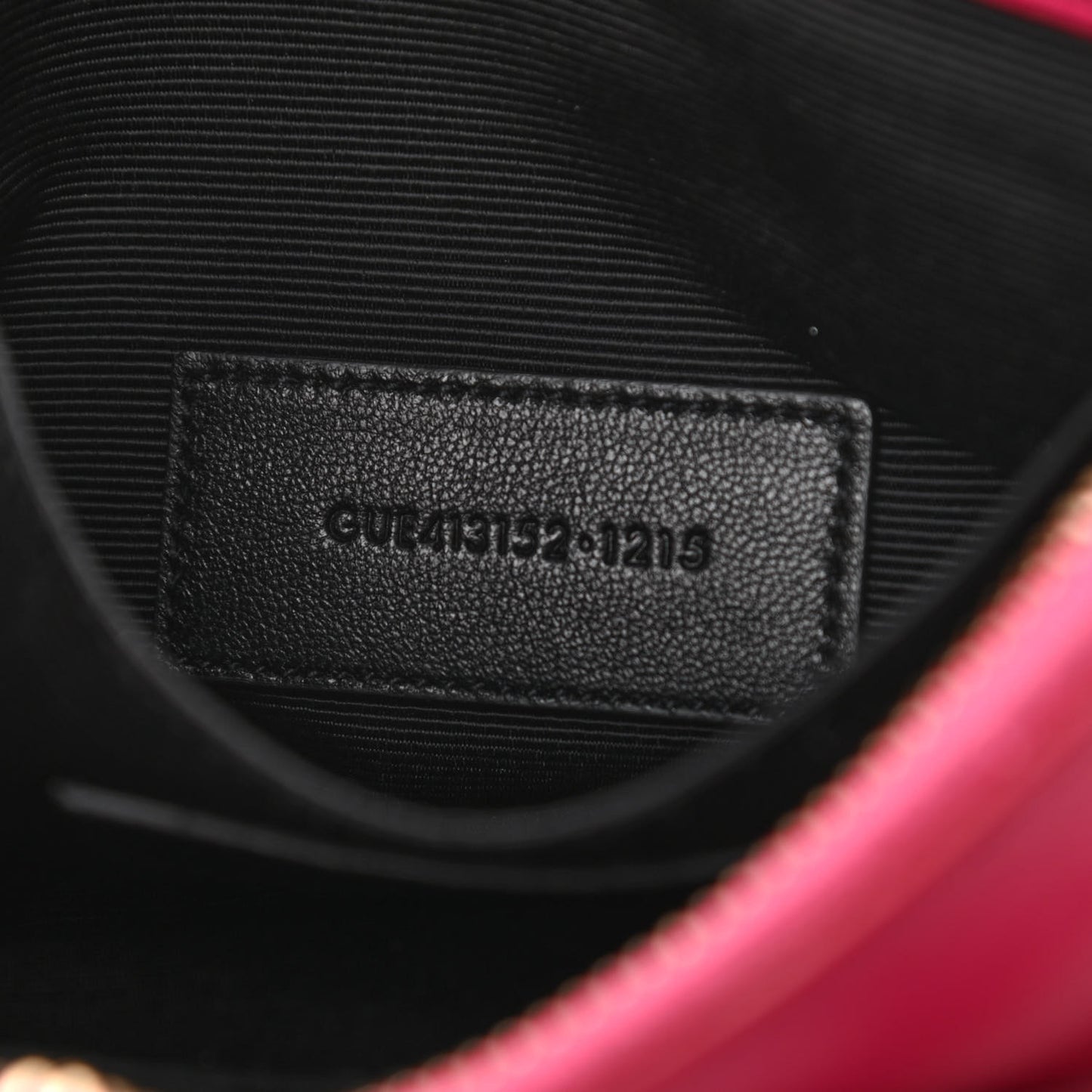 Calfskin Monogram Phone Pouch Crossbody Bag Bubblegum