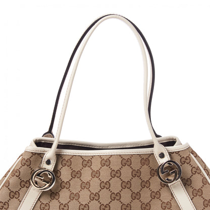 Gucci Monogram Medium GG Twins Shoulder Bag Off White 7 of 8