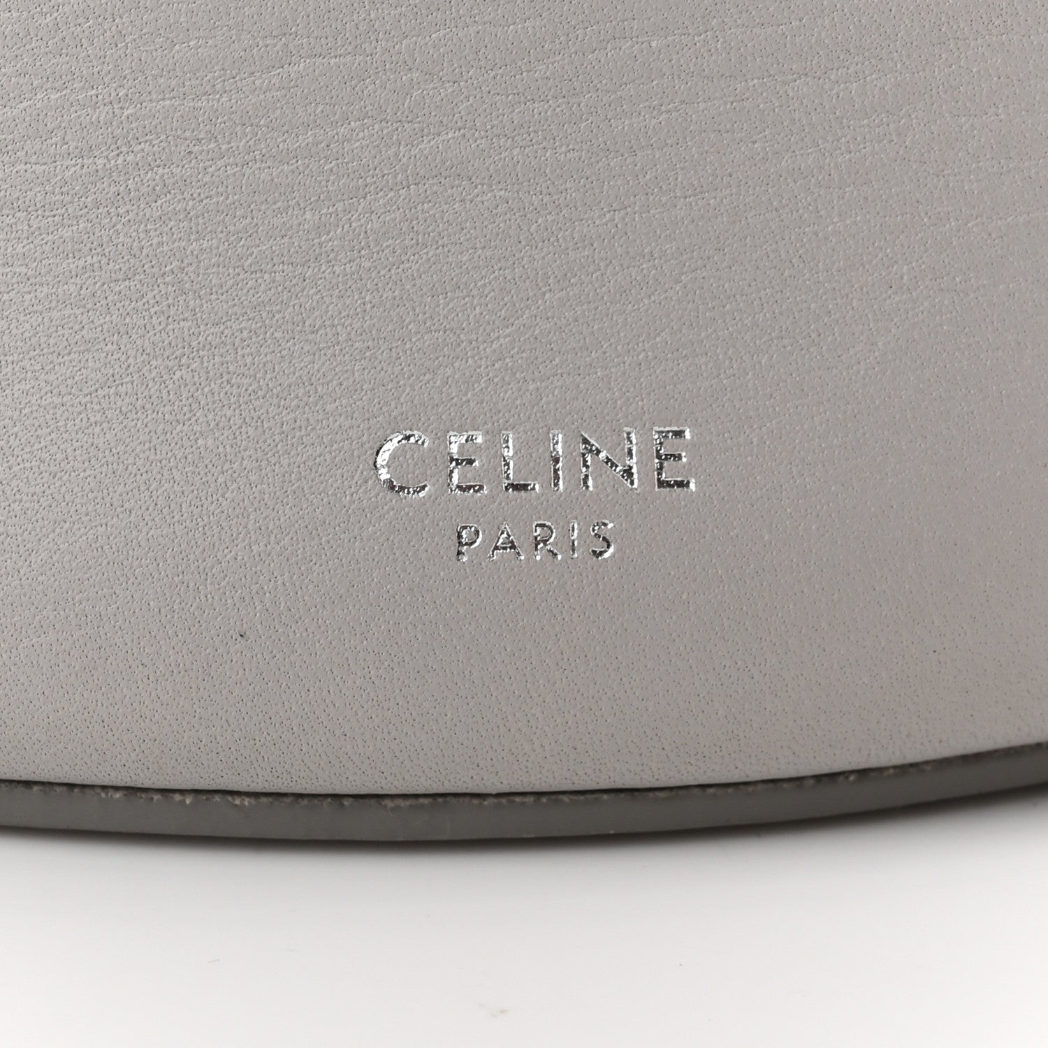 Celine Smooth Calfskin Nano Big Bag Bucket Light Grey 6 of 10