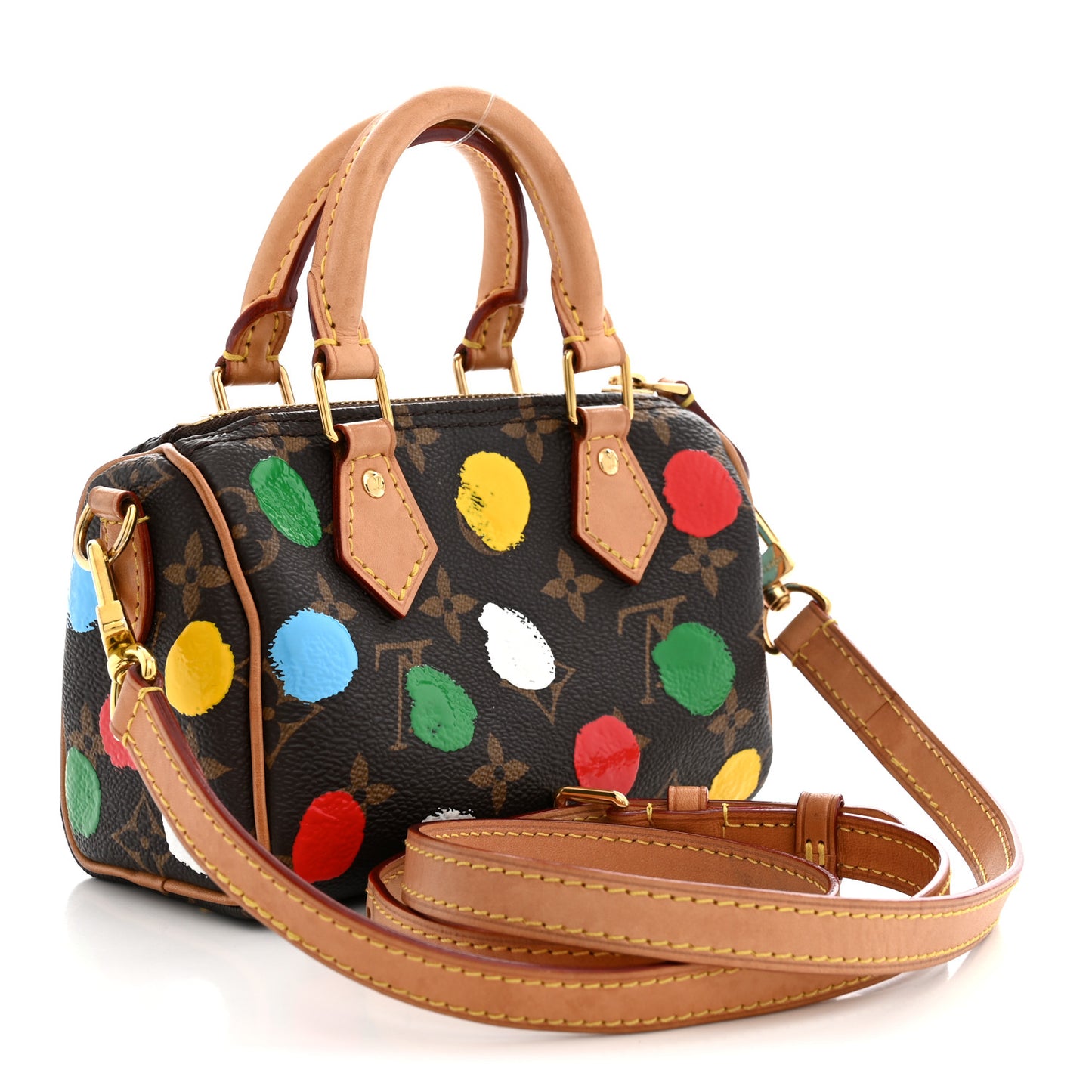 LV X YK Monogram Nano Speedy