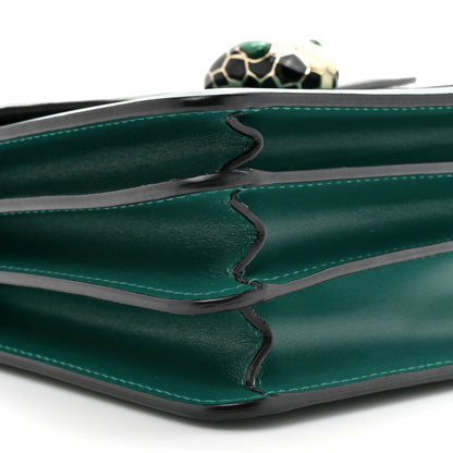Bulgari Calfskin Serpenti Forever Top Handle Emerald Green 9 of 11