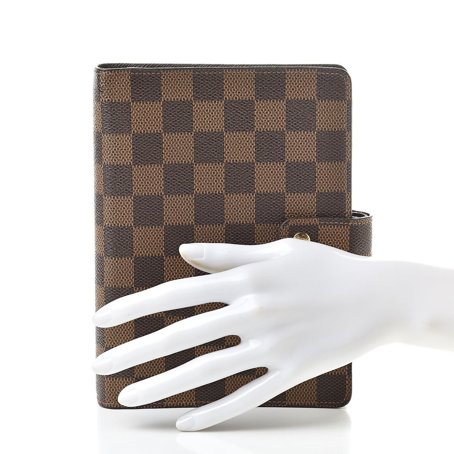 Damier Ebene Medium Ring Agenda Cover