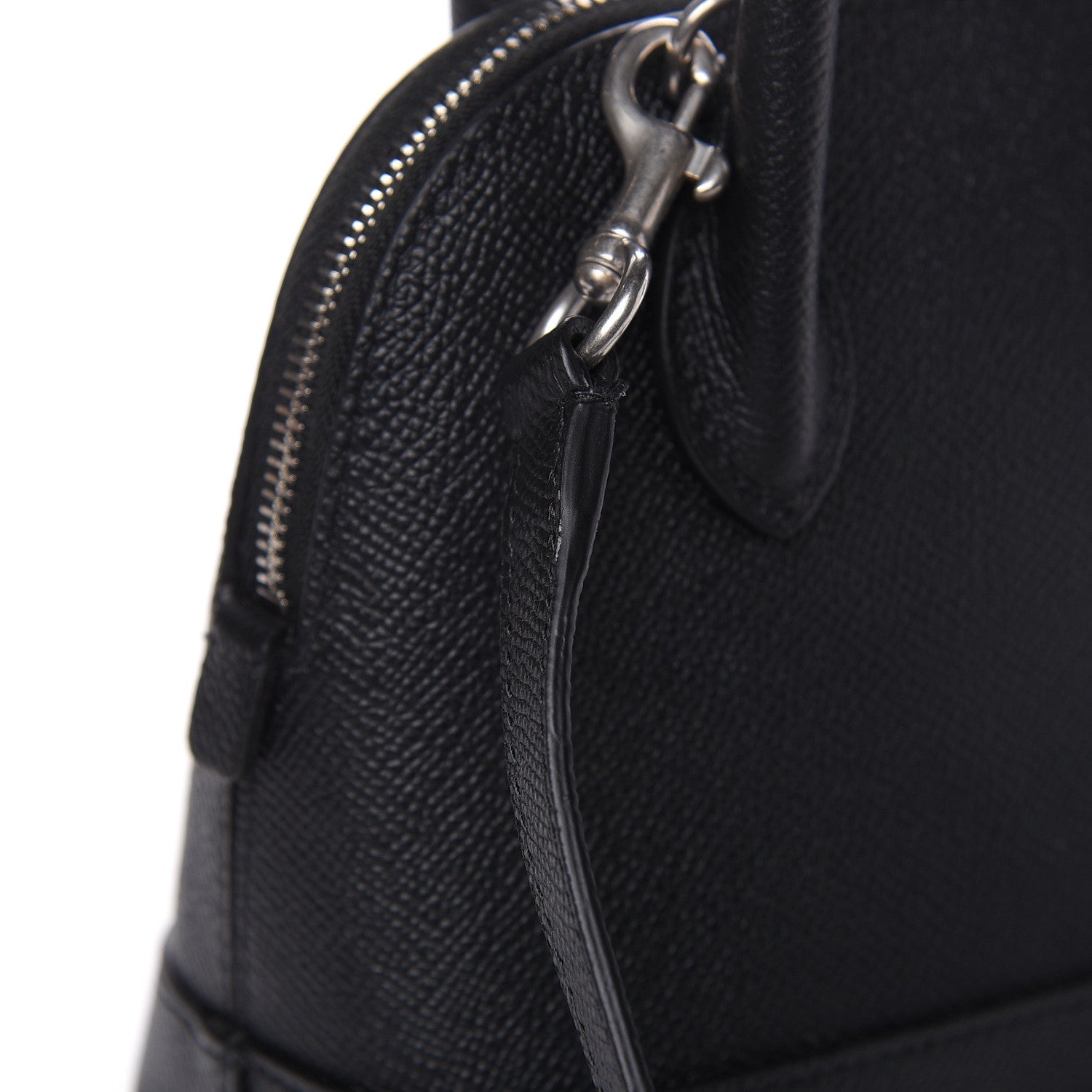 Balenciaga Signature Grained Calfskin XXS Ville Top Handle Bag Black 8 of 10