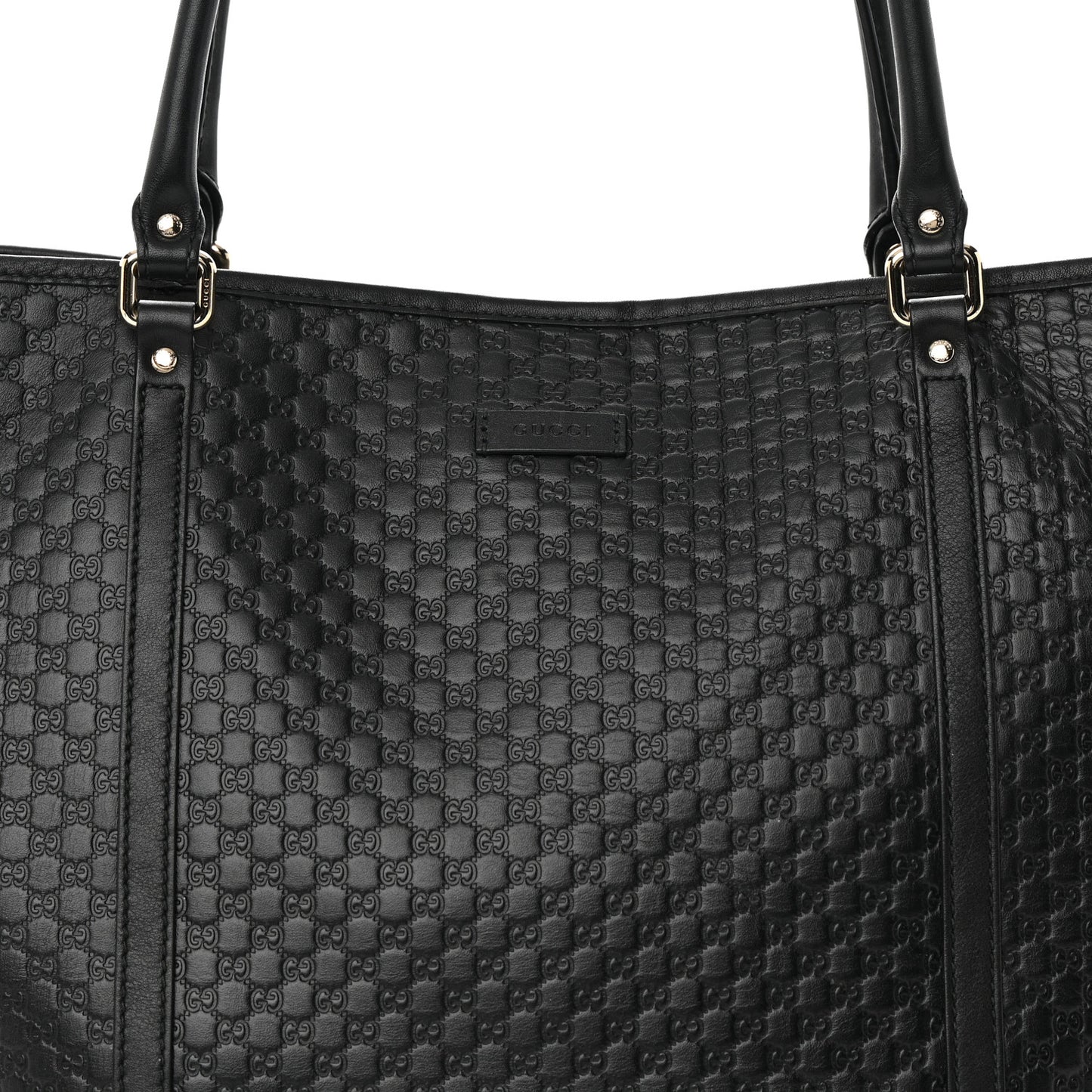 Microguccissima Large Joy Tote Black