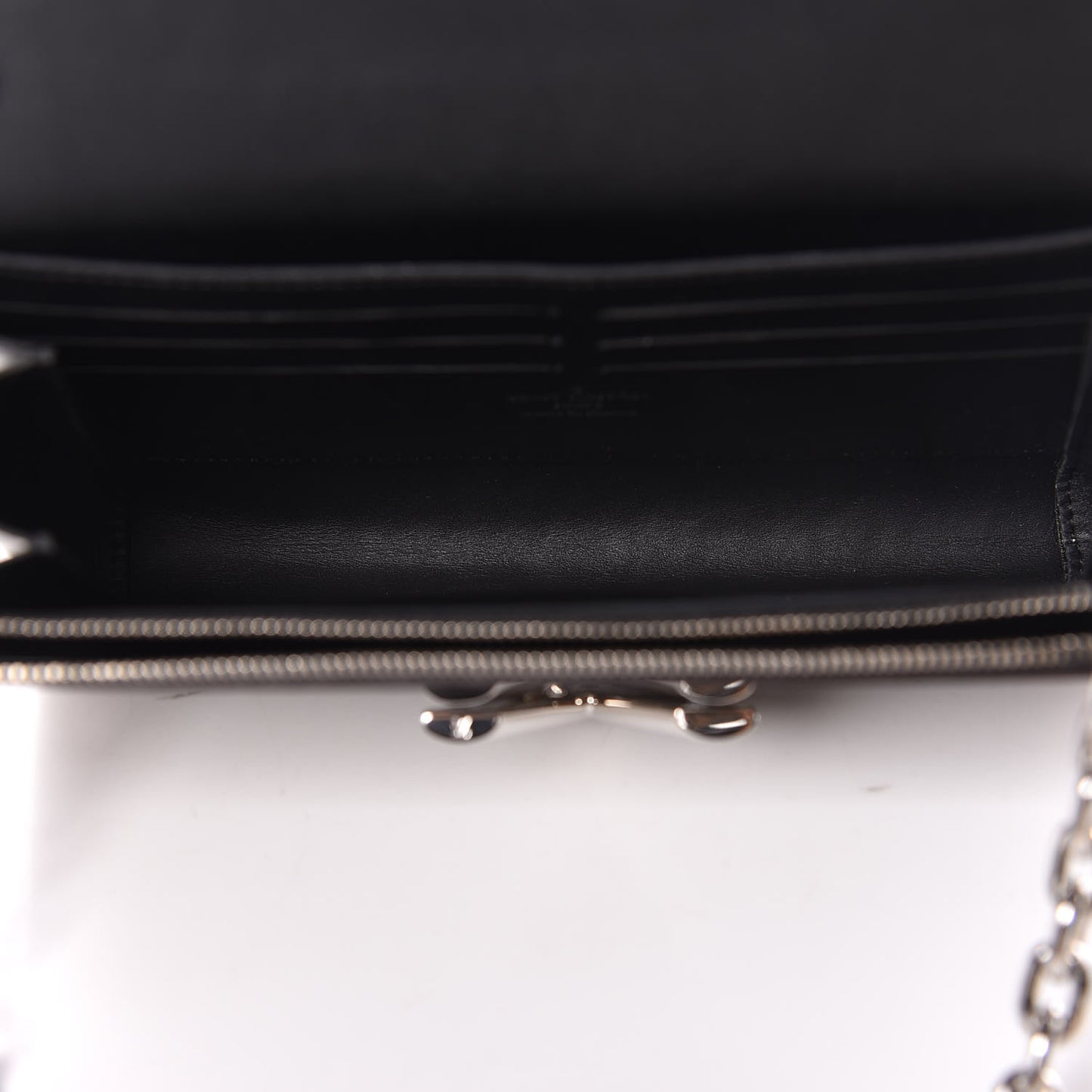 Transformed Damier Ebene Time Trunk Twist Chain Wallet