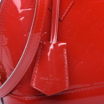 Louis Vuitton Vernis Alma BB Cherry 9 of 9