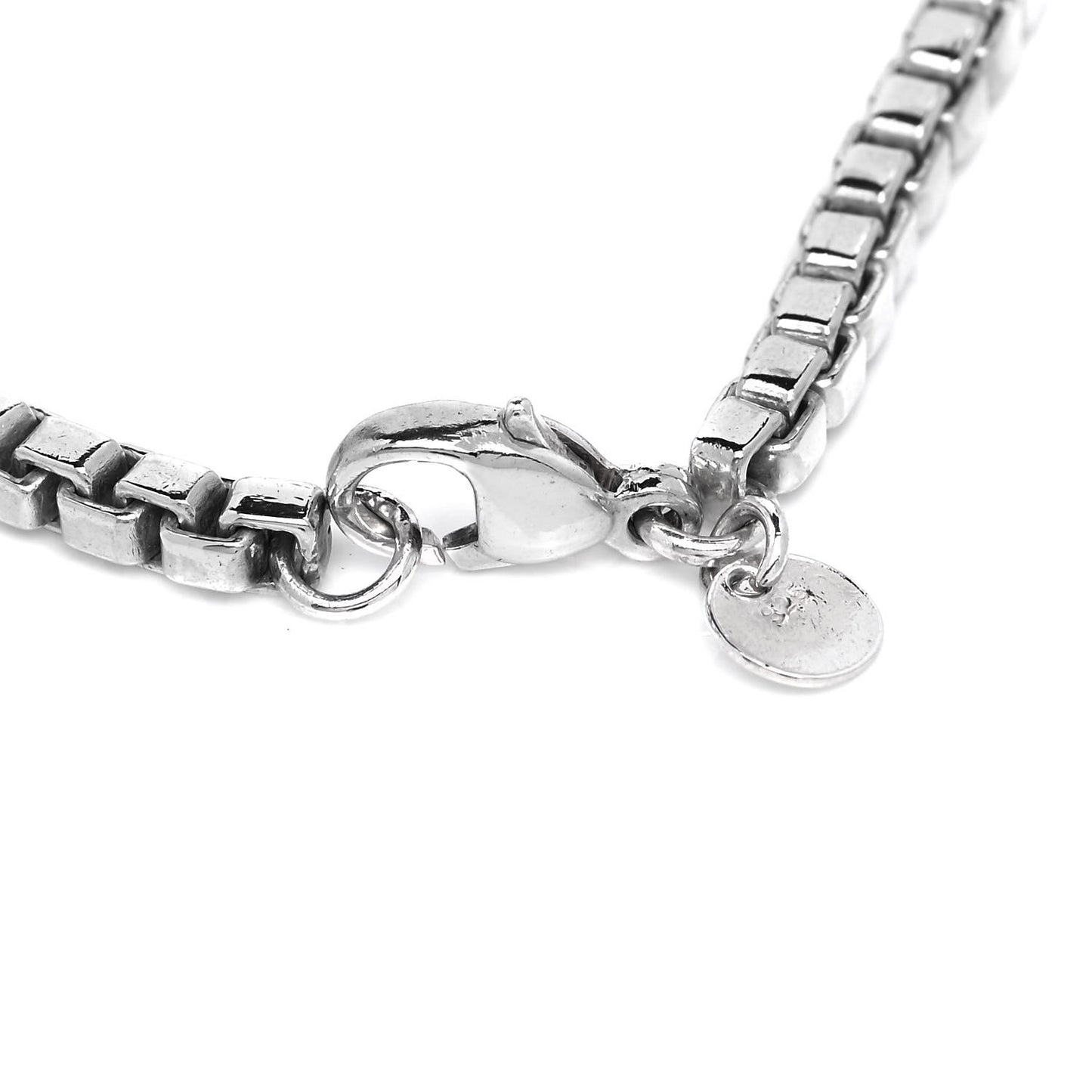 Sterling Silver 4mm Venetian Link Bracelet