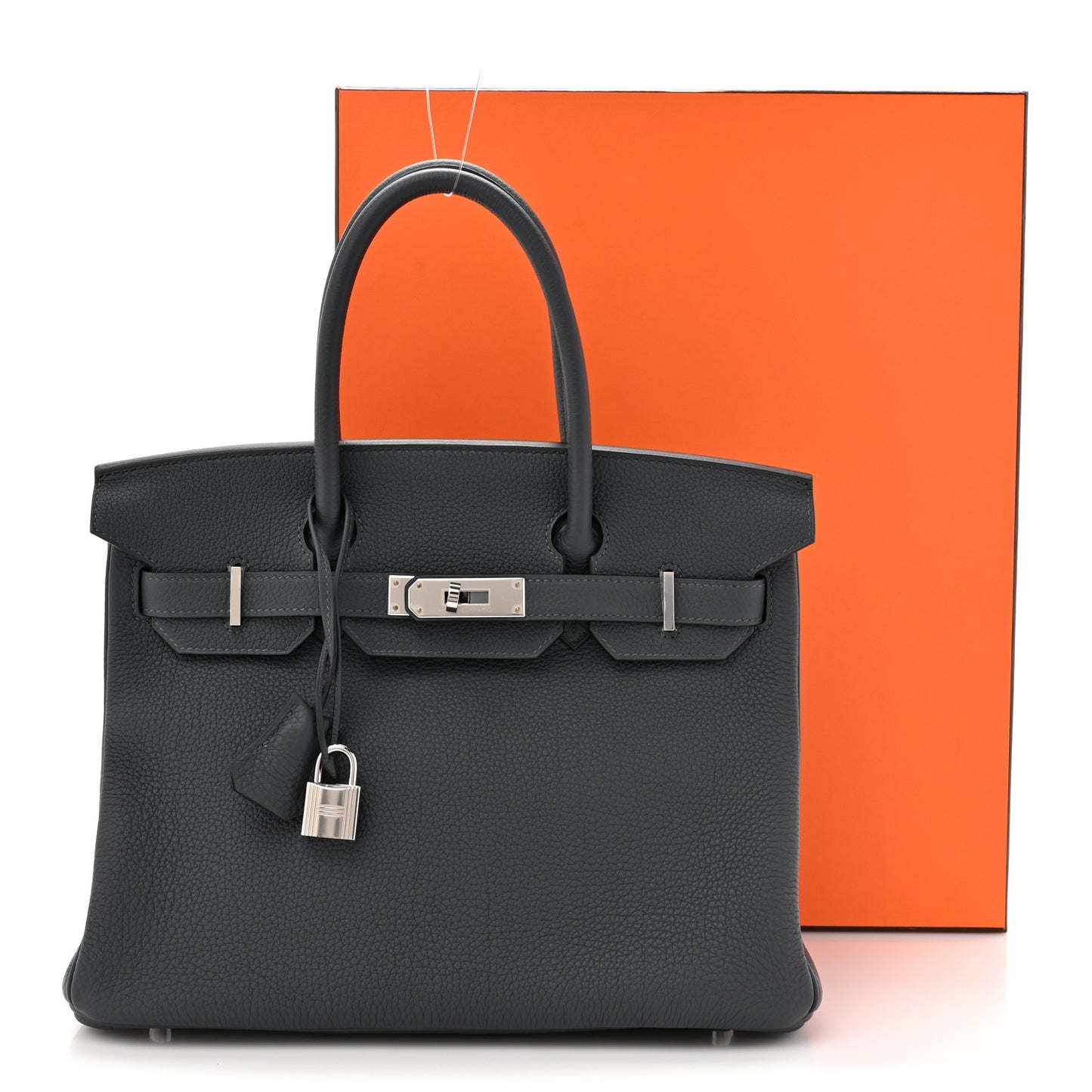 Togo Birkin 30 Gris Misty