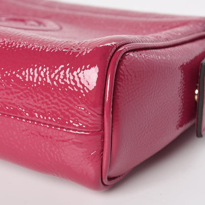 Gucci Soft Patent Soho Cosmetic Case Bright Bougainvillea 9 of 9