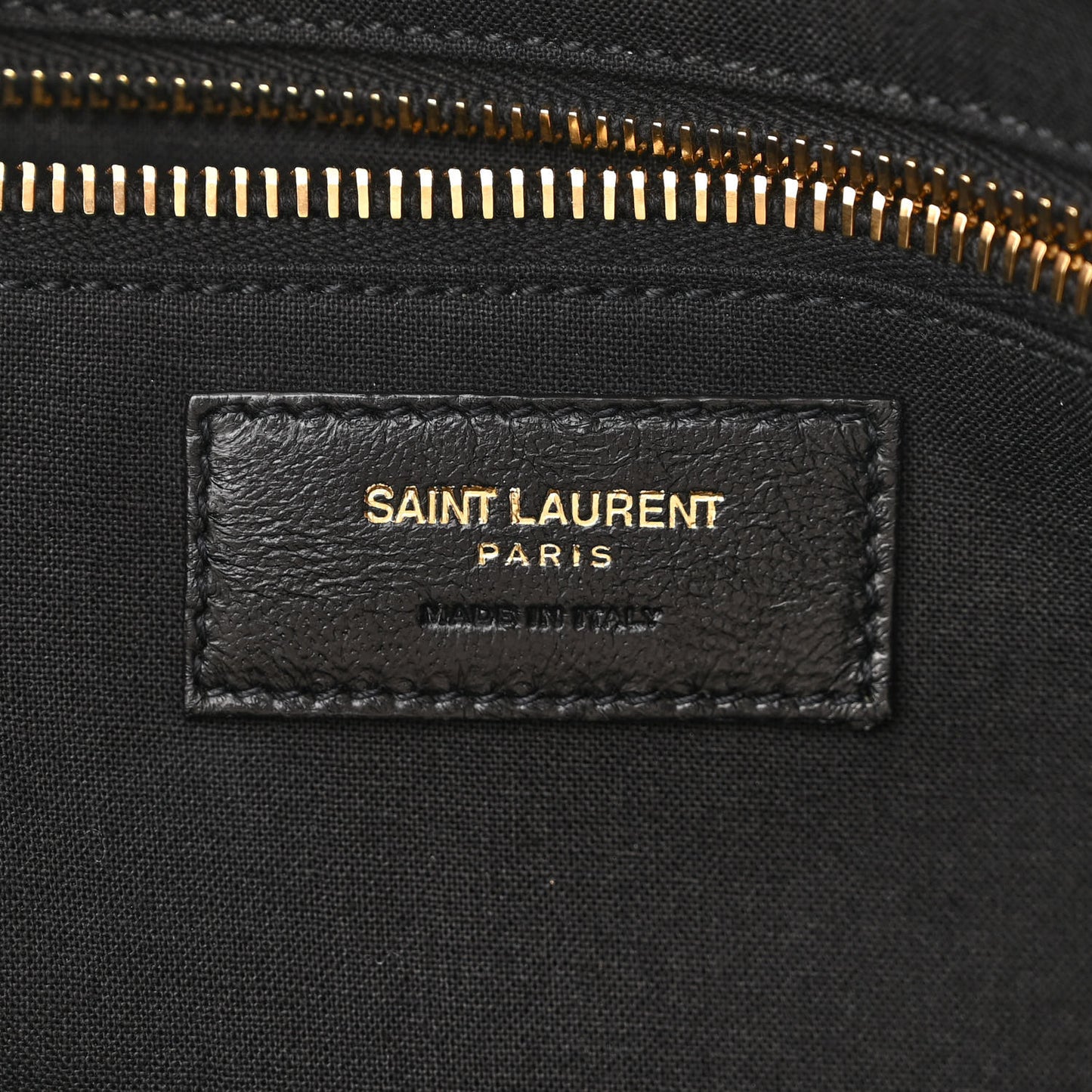 Linen Calfskin Rive Gauche North South Tote Natural