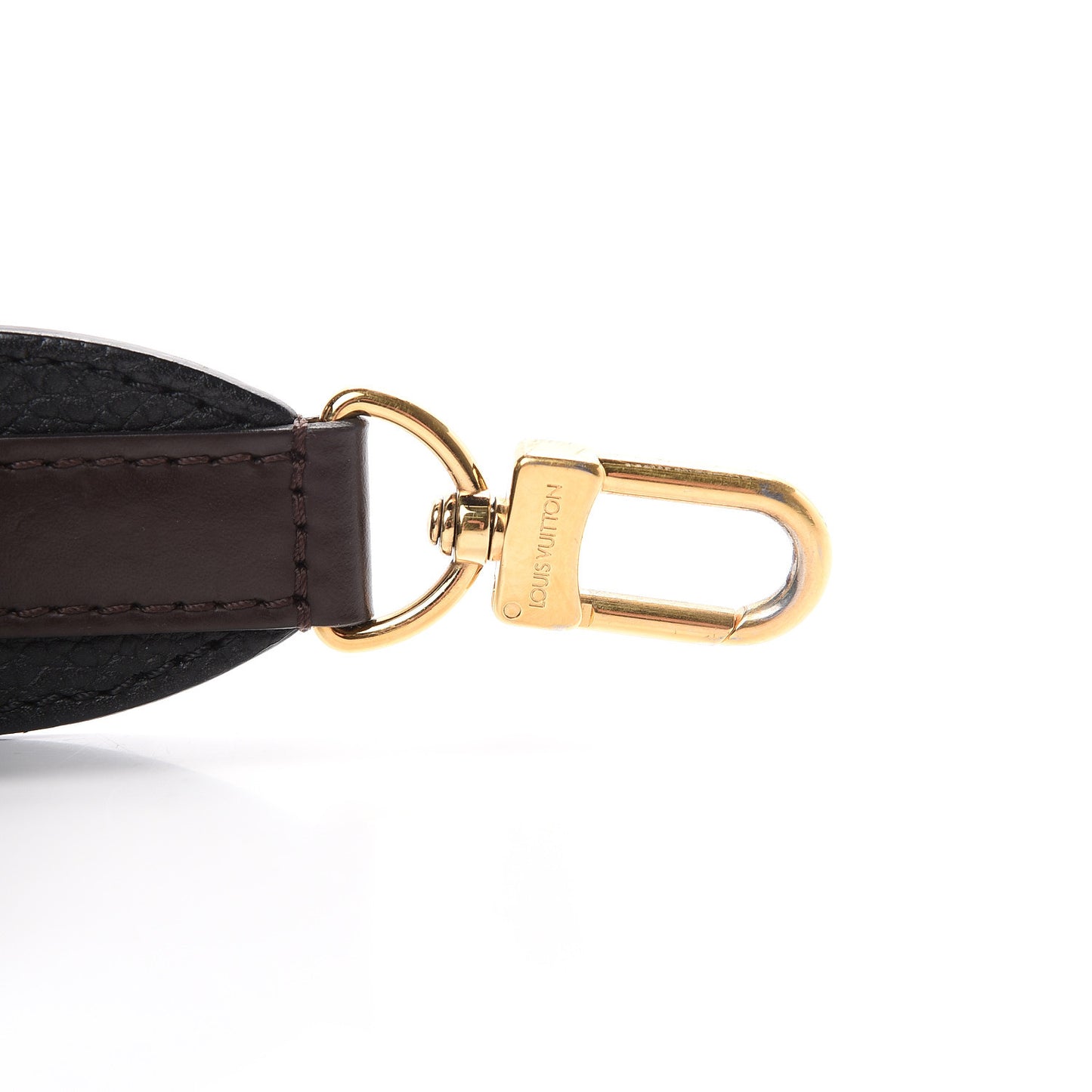 Calfskin Jersey Shoulder Strap Black