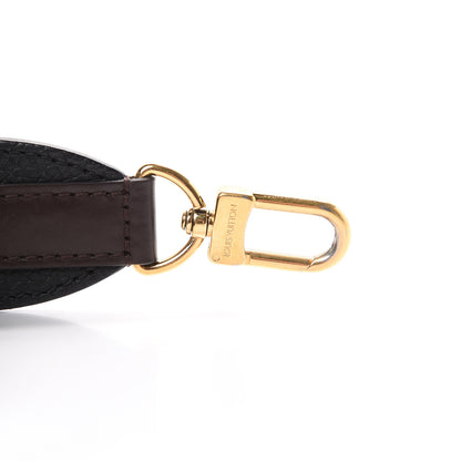Louis Vuitton Calfskin Jersey Shoulder Strap Black 4 of 4