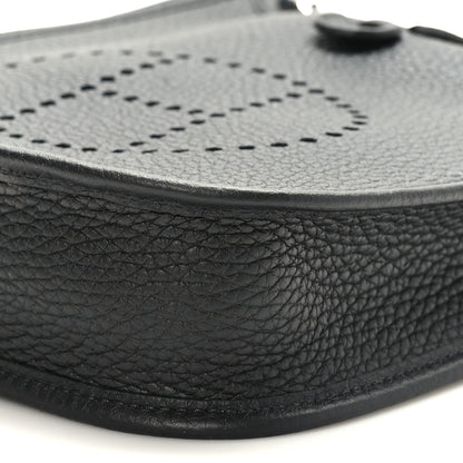 Hermes Taurillon Clemence Evelyne TPM Black 8 of 9