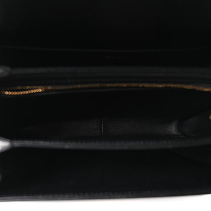 Celine Shiny Calfskin Medium Triomphe Black 5 of 10