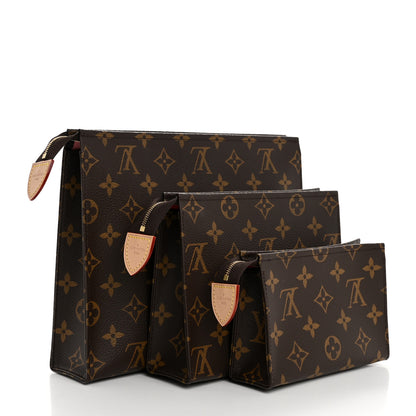 Louis Vuitton Monogram Trio Toilet Pouch Set 1 of 19