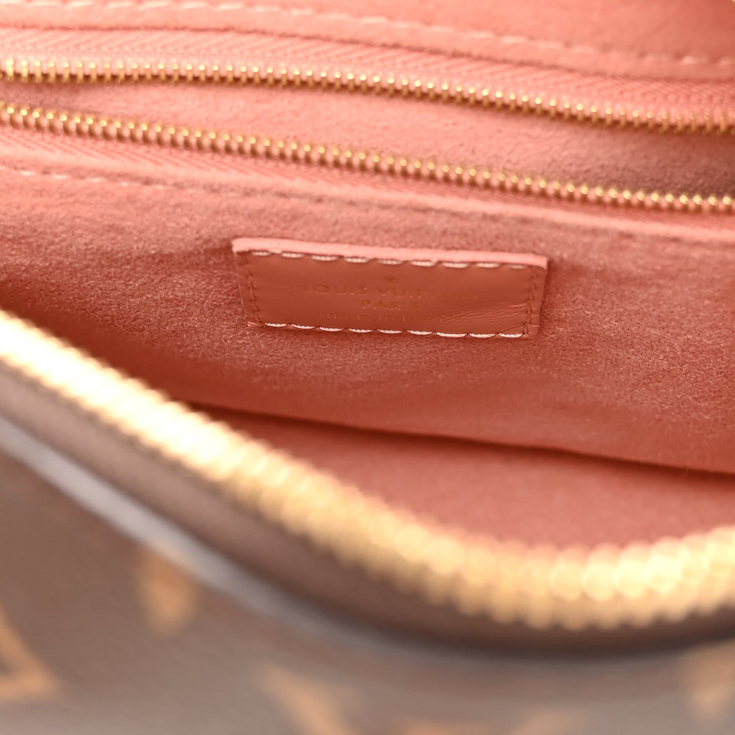 Monogram Petite Malle Souple Peach