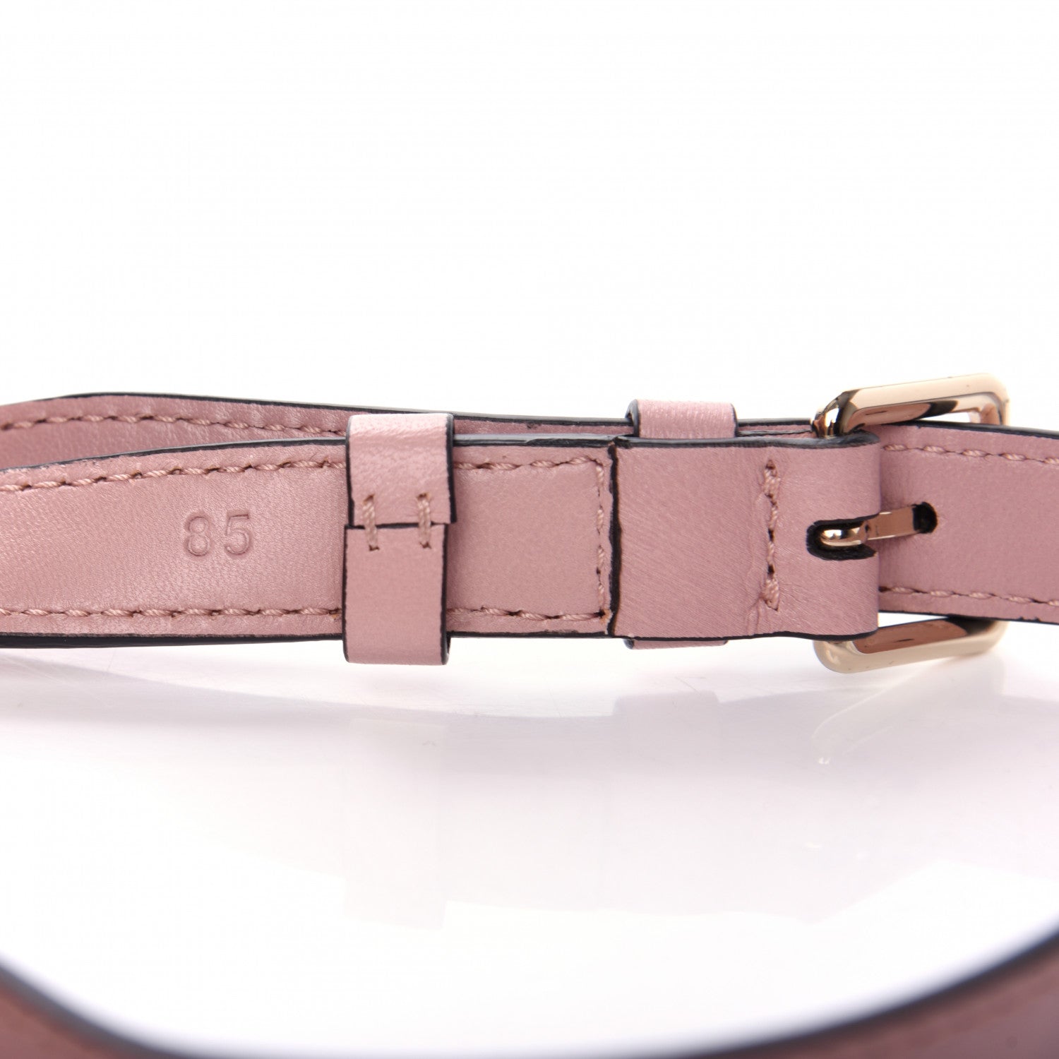 Valentino Garavani Lambskin Rockstud Spike Belt Bag 85 Water Rose 10 of 10