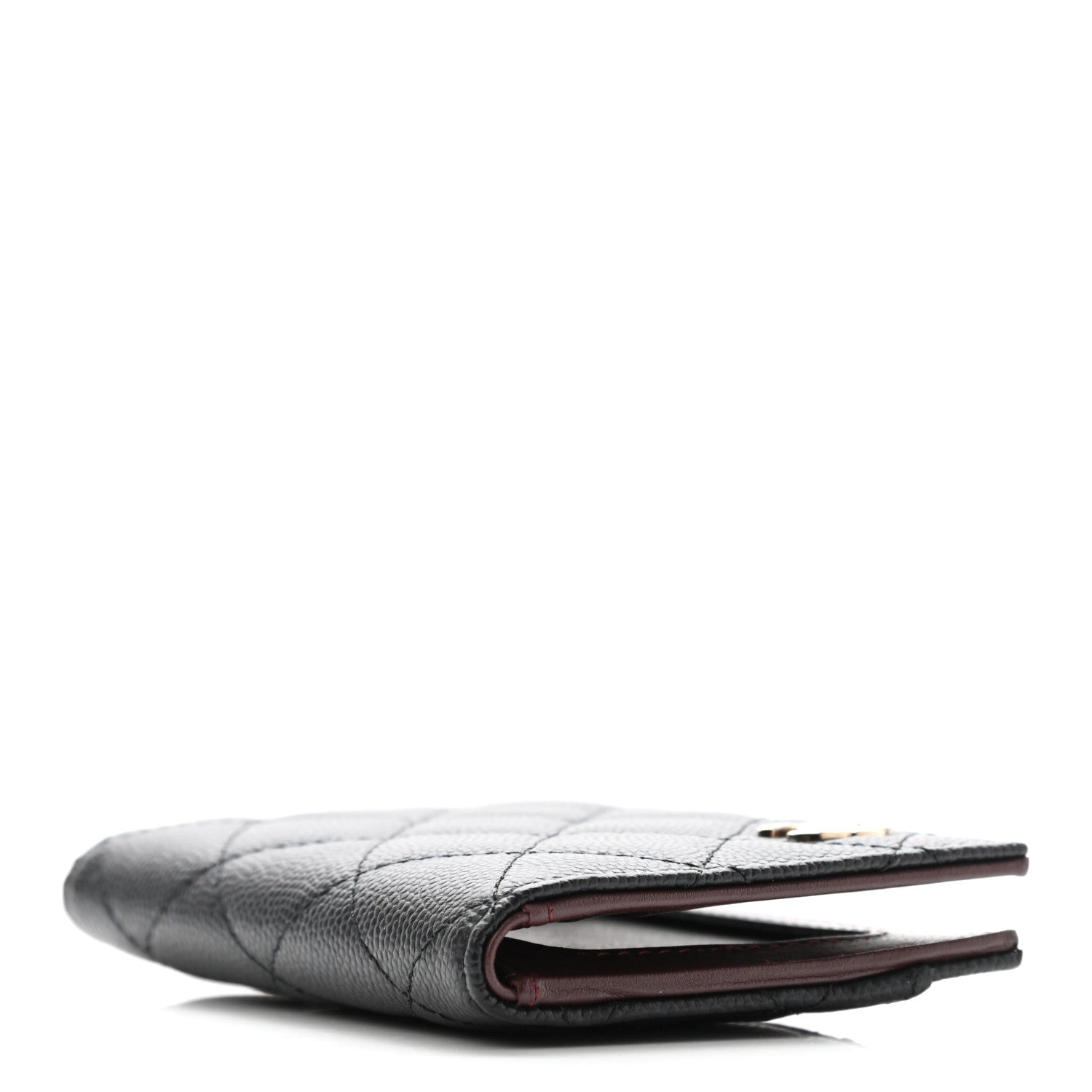 Chanel Caviar Quilted Card Holder Wallet Black 4 of 7
