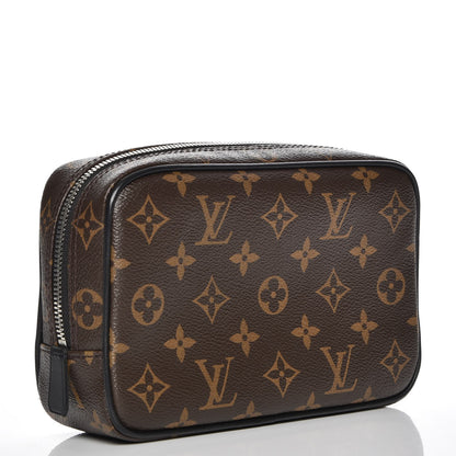 Louis Vuitton Monogram Macassar Toilet Pouch PM 3 of 7