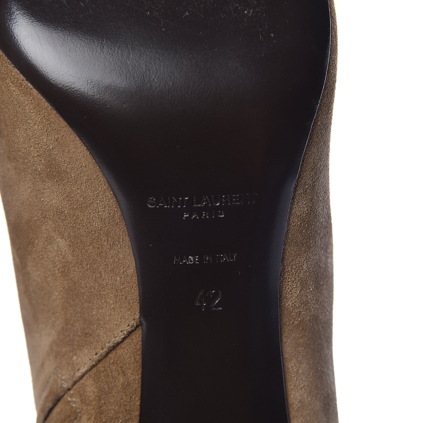 Suede Loulou Ankle 70 Zip Boot 42 New Sigaro