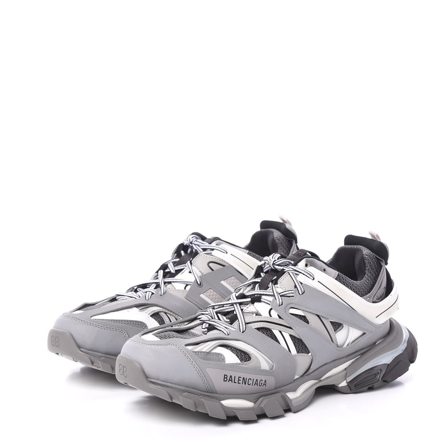 Mesh Nylon Mens Track Sneakers 45 Gris