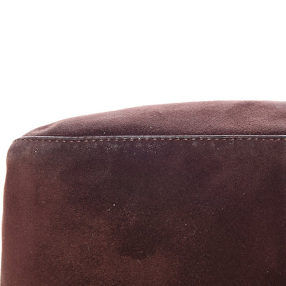 Fendi Suede Baguette Hobo Brown 13 of 13