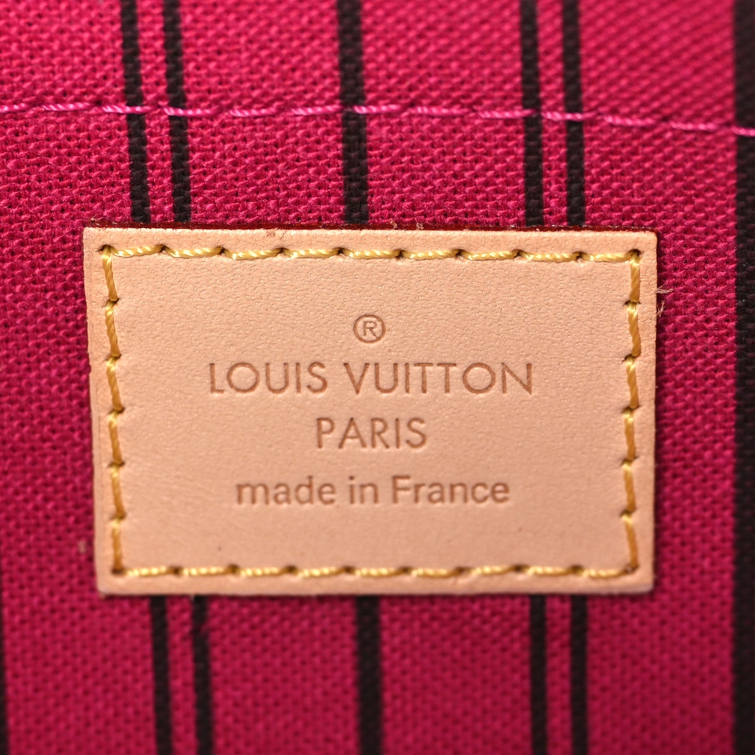 Louis Vuitton Monogram Neverfull MM GM Pochette Pivoine 6 of 7